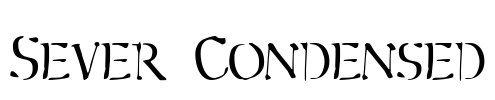 Sever Condensed Font Image