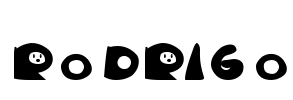 RODRIGO Font Image