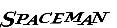 Spaceman Font Image