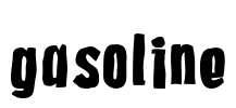 Gasoline Font Image