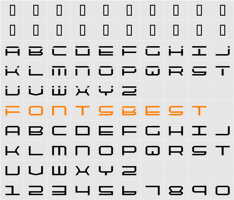 QuickTech Character Map