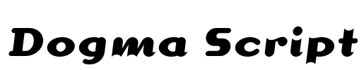 Dogma Script Font Image