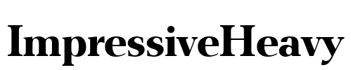 ImpressiveHeavy Font Image
