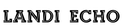 Landi_Echo Font Image