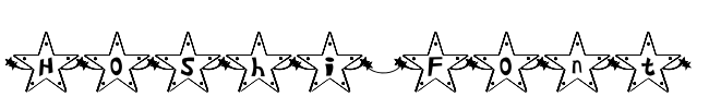 Hoshi Font Font Image