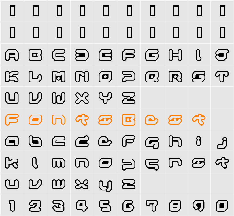 Gameboy Gamegirl Character Map