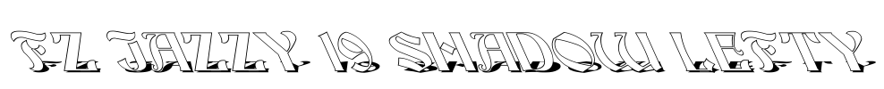 FZ JAZZY 19 SHADOW LEFTY Font Image