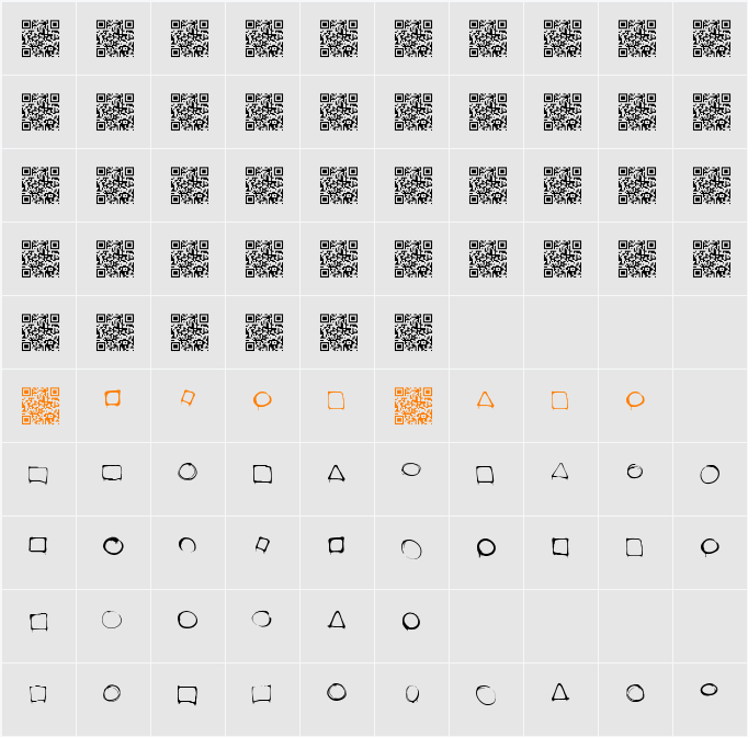 dopeframes Character Map