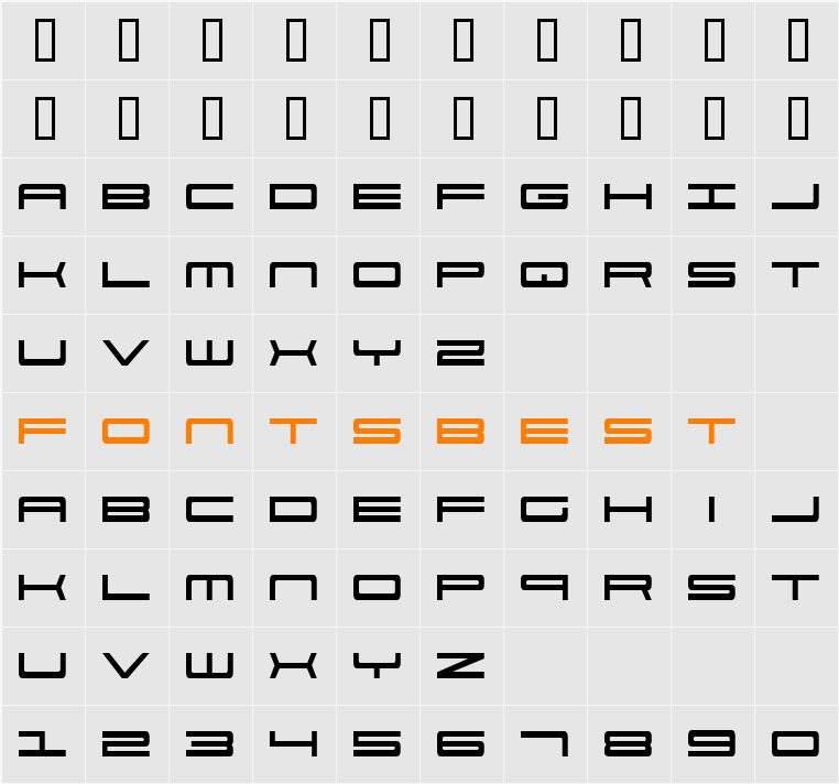 911 Porscha Character Map