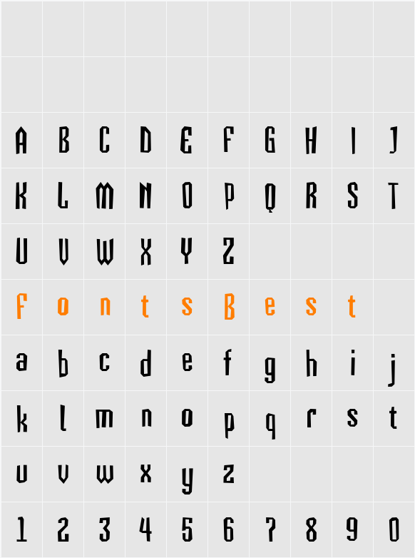 a_VizoraDst Character Map