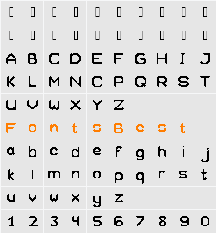 Xeliard Character Map