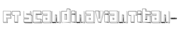 FT ScandinavianTitan2 Font Image