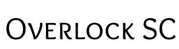 Overlock SC Font Image
