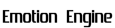 Emotion Engine Font Image