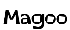 Magoo Font Image