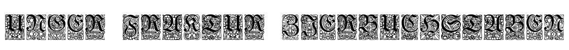 Unger-Fraktur Zierbuchstaben Font Image