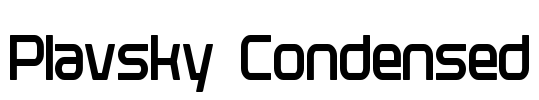 Plavsky Condensed