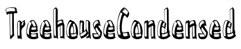 TreehouseCondensed Font Image