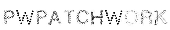 PWPatchwork Font Image