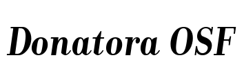 Donatora OSF Font Image
