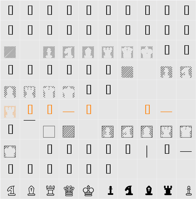 XChesstertonTwo Character Map