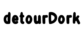 detourDork Font Image