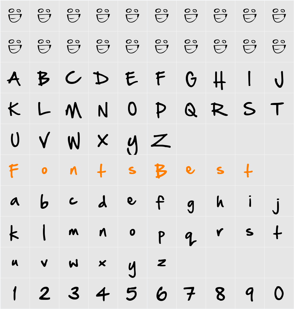 Hand Of Sean Character Map