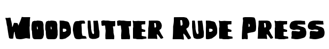 Woodcutter Rude Press