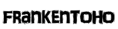 FrankenTOHO Font Image