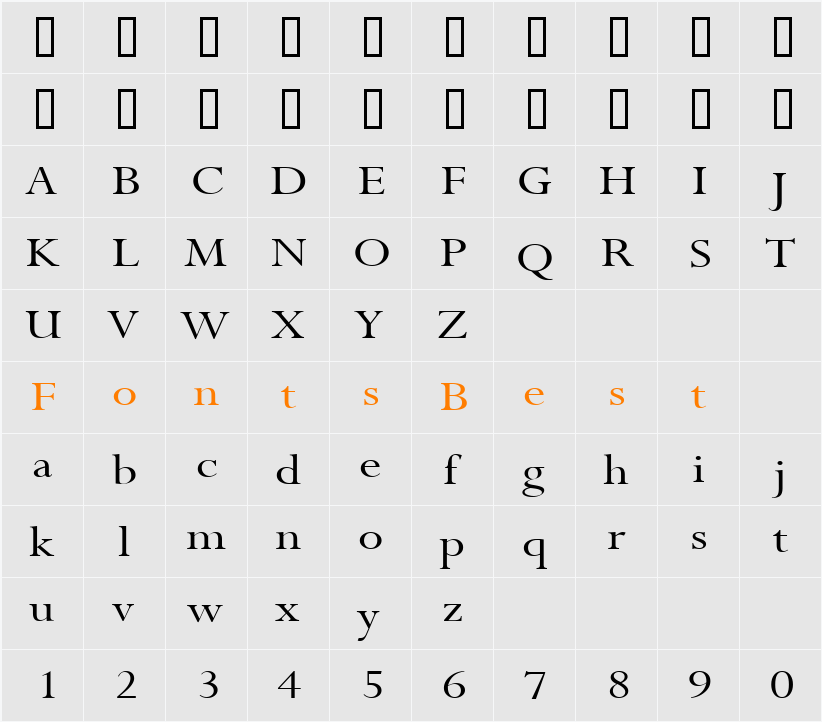 Rapid Wide Character Map