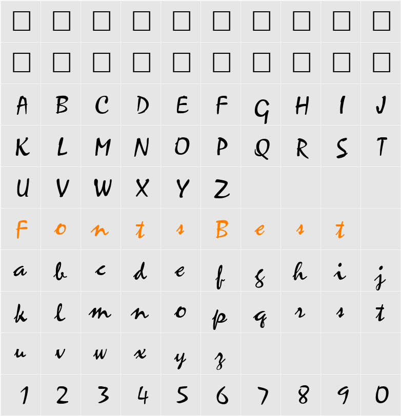 Mariah Character Map