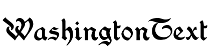 WashingtonText Font Image