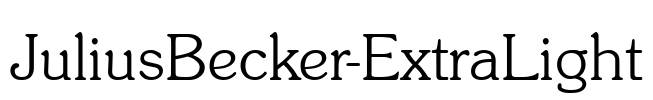 JuliusBecker-ExtraLight