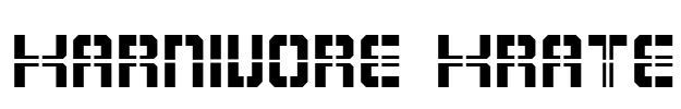 Karnivore Krate Font Image