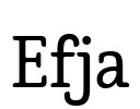 Efja Font Image