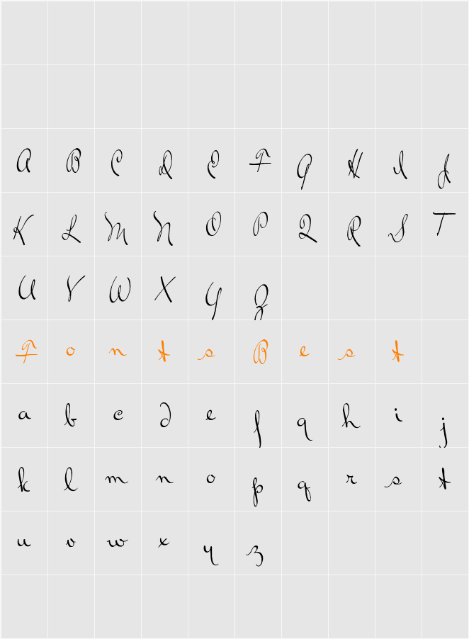 Ralph Walker Character Map