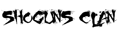 Shoguns Clan Font Image
