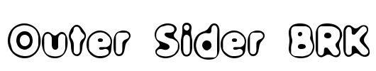 Outer Sider BRK Font Image