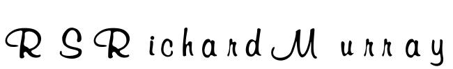 RSRichardMurray Font Image