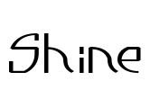 Shine Font Image