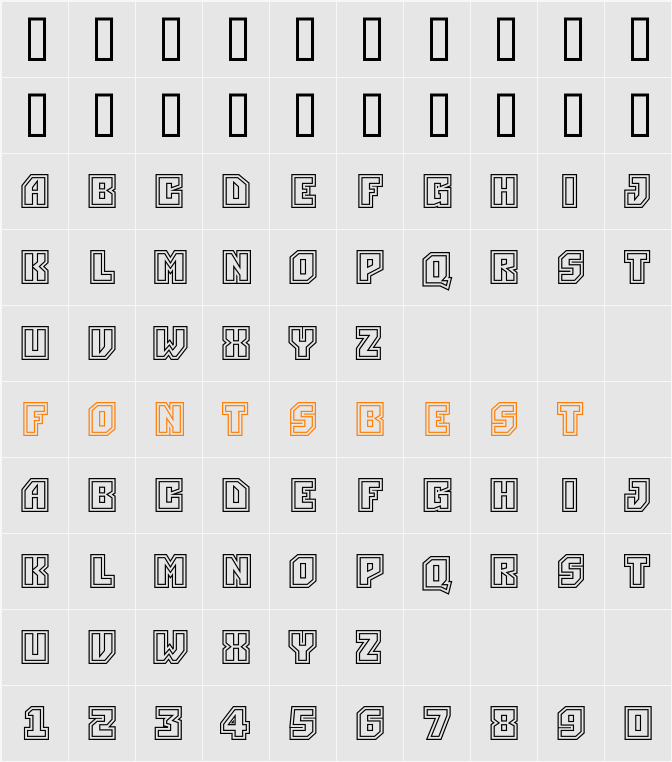 a_Simpler2Otl Character Map
