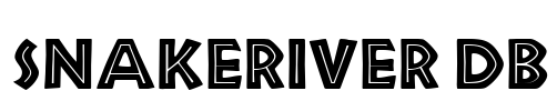 SnakeRiver DB Font Image