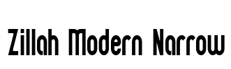 Zillah Modern Narrow