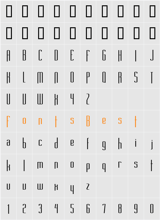 Long Cool Mother Character Map