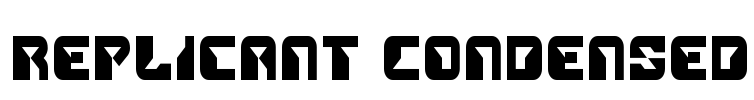 Replicant Condensed Font Image