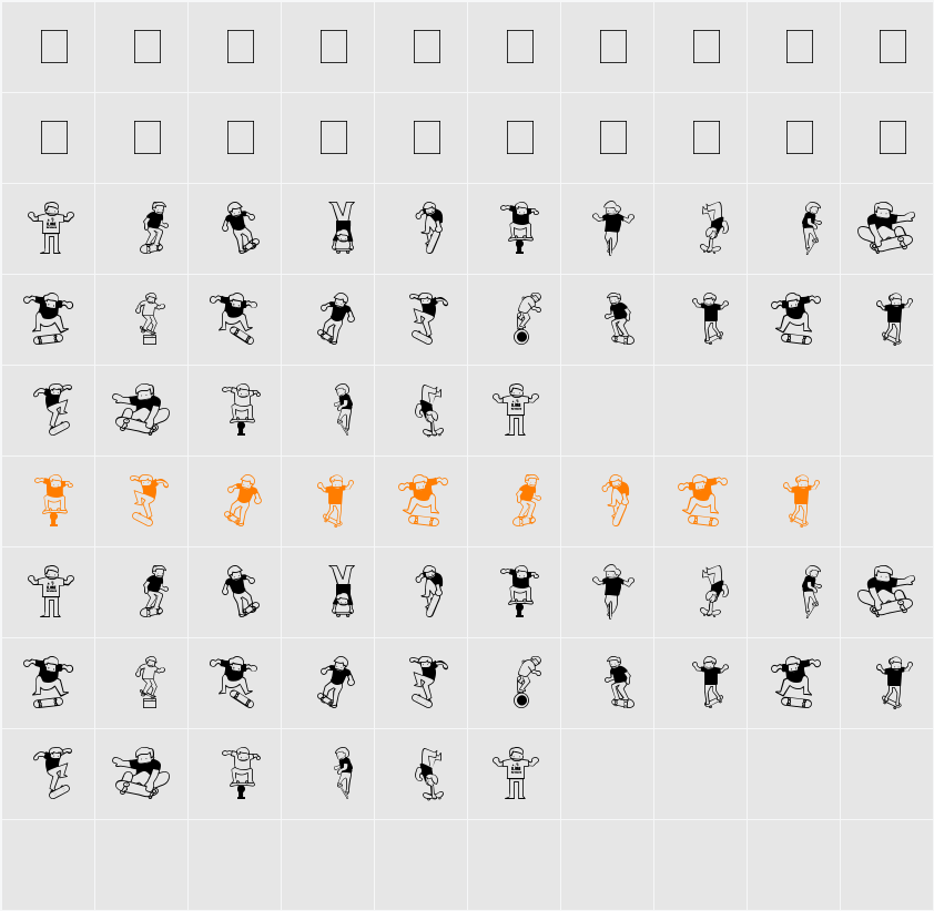 Rodney Mullen King Character Map