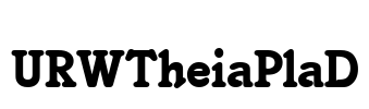 URWTheiaPlaD Font Image