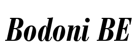 Bodoni BE Font Image
