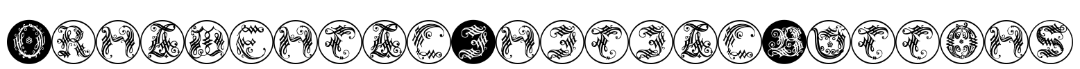 OrnamentalInitialButtons Font Image