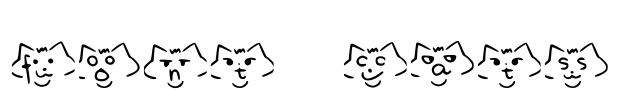 font cats